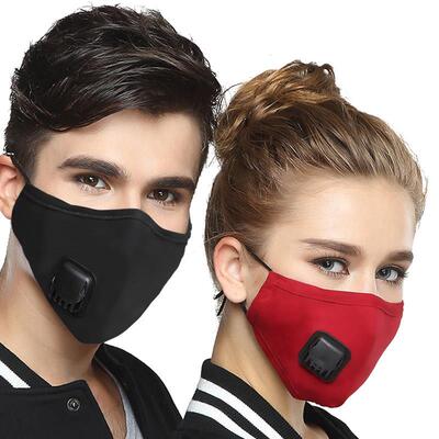 washable cotton face mask PM2.5 smog 3D KN95 cloth warm mask