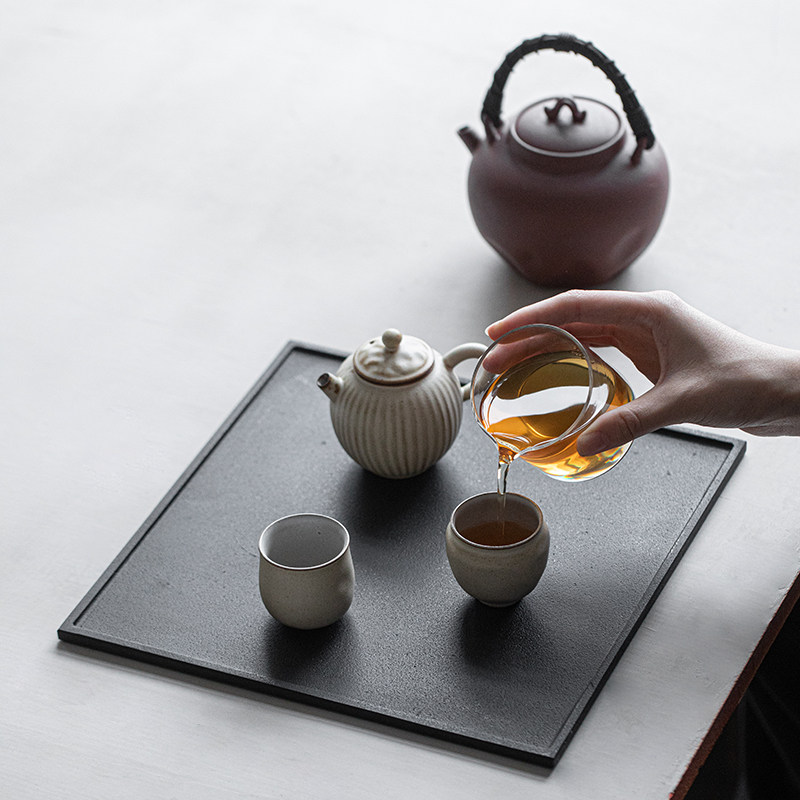宜室茶话天然乌金石茶盘小型干泡台壶承盖碗壶托盘小茶台功夫茶具,餐饮具,茶具礼盒,淘宝优惠券,粉丝福利购,淘宝优惠卷
