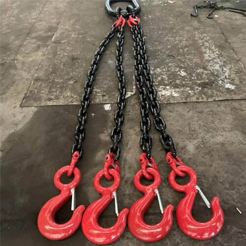 链条吊条具  单双腿四腿G80高强度DAR锰不锈钢工业链条起钢重链吊