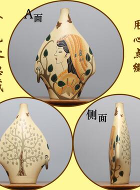 云南丽江摆少数民族特色纪品手007本品工装饰品陶瓷博古架念玄关