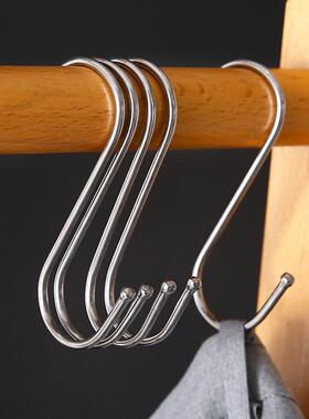 S-shaped metal hooks for multifunctional use in kitchens, cl