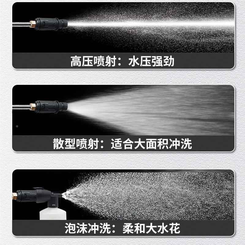 洗车机家用22V高压水枪高大功率便携0311式0压清洗机洗车神家器厂