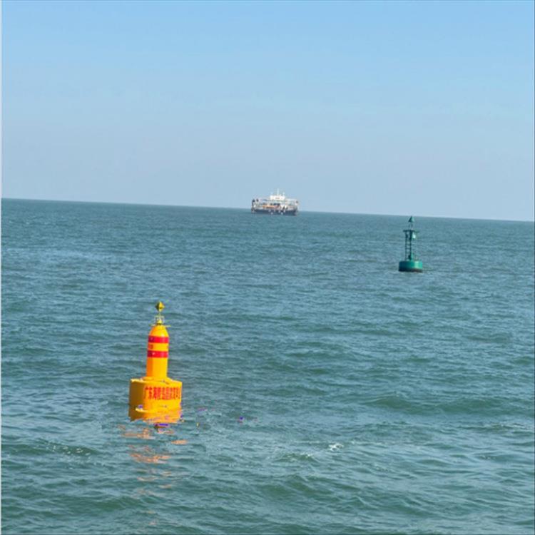 PE材质颜色多种海上警示浮标管道浮筒拦污排生产工厂