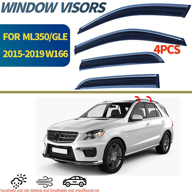 适用奔驰GLE车窗晴雨挡BenzGLE-ClassW1662015-19Windowvisor遮雨