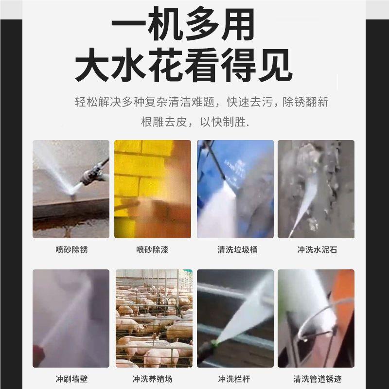 黑猫洗高压泵家用洗车机小型车全自动刷车洗车水枪泵便携QBTY式清