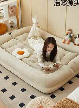 类狗窝懒人沙发单人红榻榻米巨大双人折叠阳人房台卧室MOW间网沙