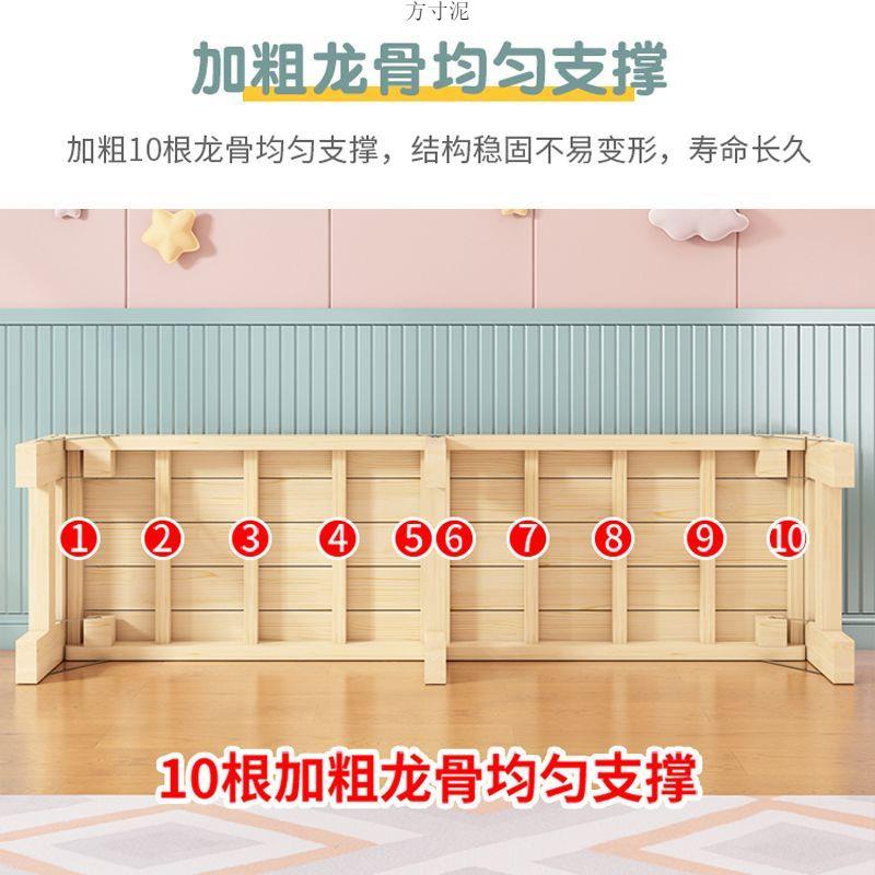 折叠加宽床拼接床边床家用婴儿床加宽儿童床双人午休床成人床工厂