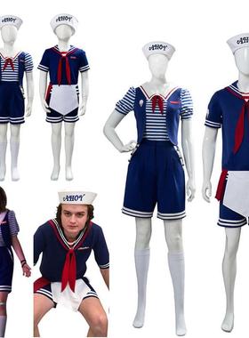 Stranger Cos Things 3 Cosplay Costume Steve Harrington Robin