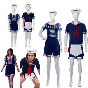 Stranger Cos Things 3 Cosplay Costume Steve Harrington Robin