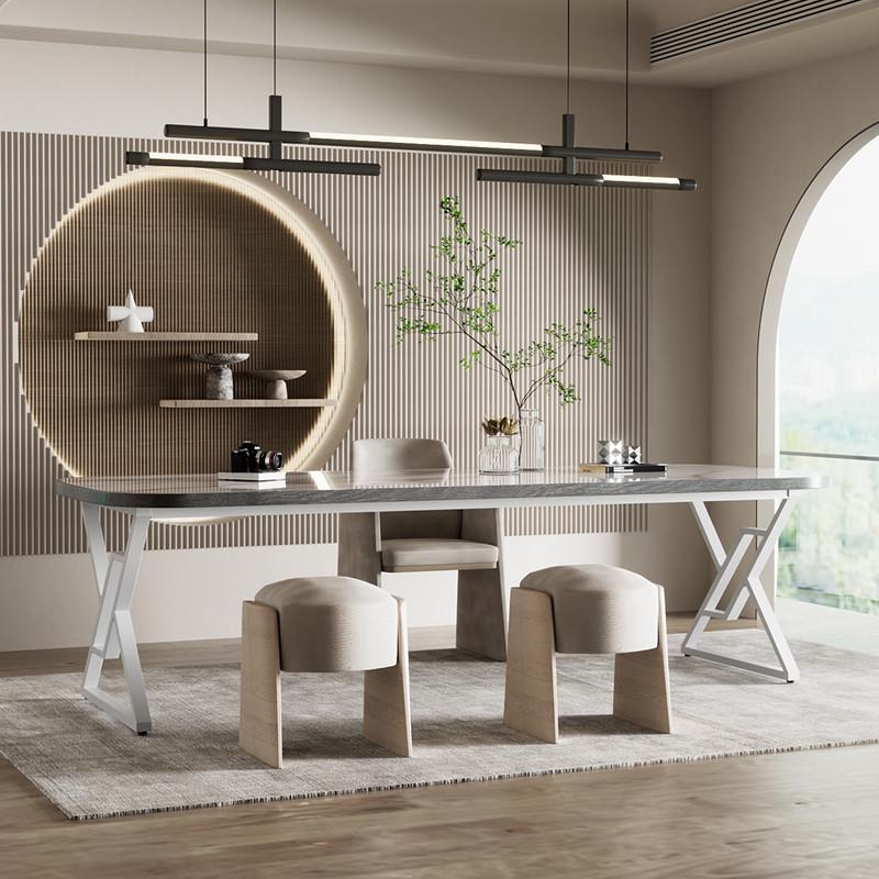 办公桌脚金属桌腿岩板支架铁艺桌架大理石餐桌架桌子腿支撑架