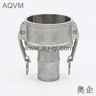 DN100变80插管快速接头 90度45度变径接头