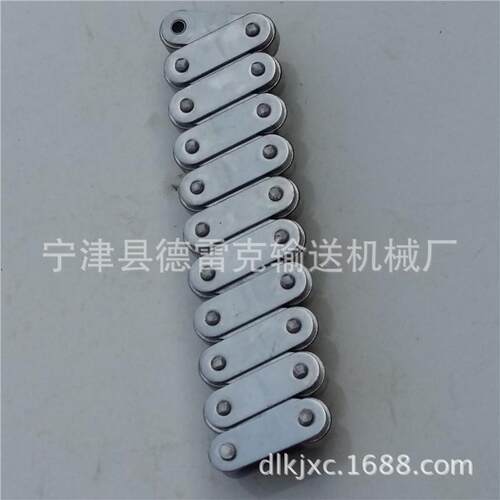 C16A套滚筒子链 2寸大弯板输送2链条 C2082滚珠工业链条防锈