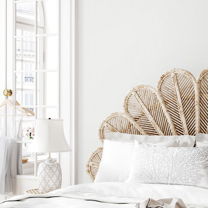 墙酷 1m²/现代简约素色质感黑白色纯纹理墙纸客餐厅卧室无缝壁纸