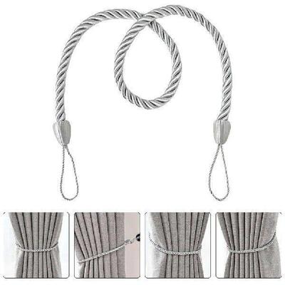 4 Pcs Curtain Tiebacks Set Decorative Rope Curtains Living