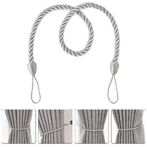 4 Pcs Curtain Tiebacks Set Decorative Rope Curtains Living