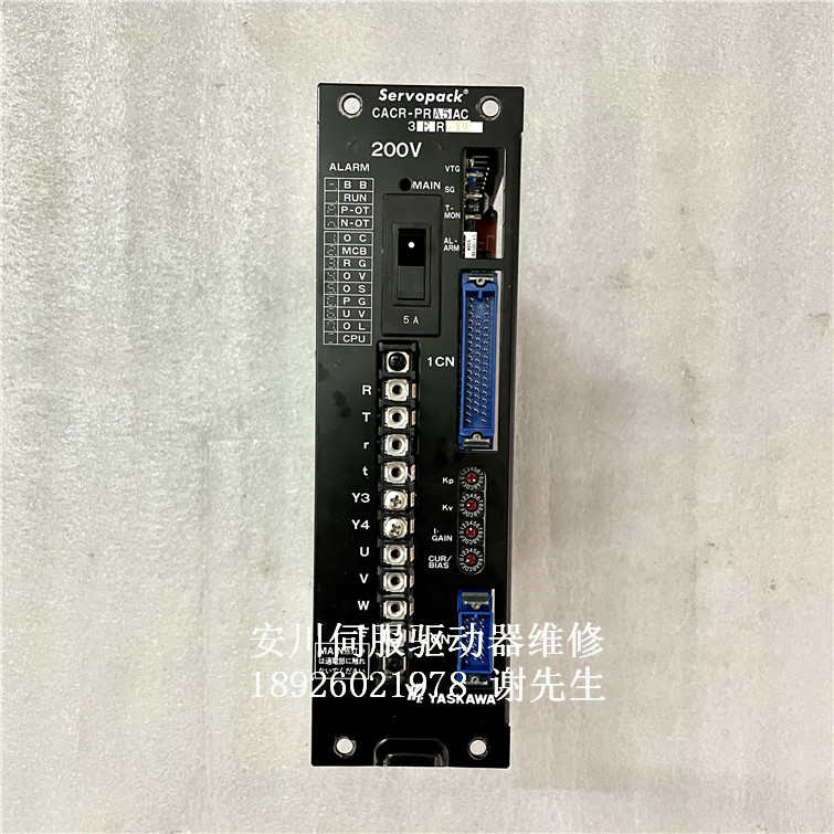 CACR-PRA5AC3-Y9 安川伺服器维修 西部线切割机驱动器维修