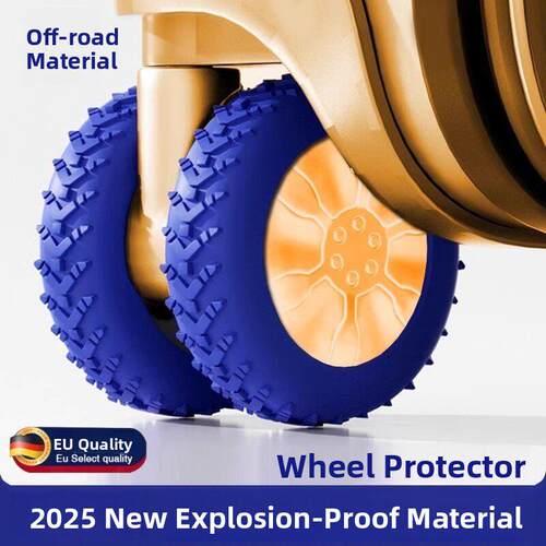 行李轮橡胶罩加厚静音行李箱手推车箱滚轮保护罩更换万向轮配件