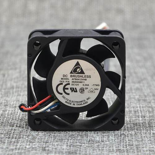 台达 AFB0412VHB 4015 12V 0.24A 4CM 大风量暴力双滚珠测速风扇