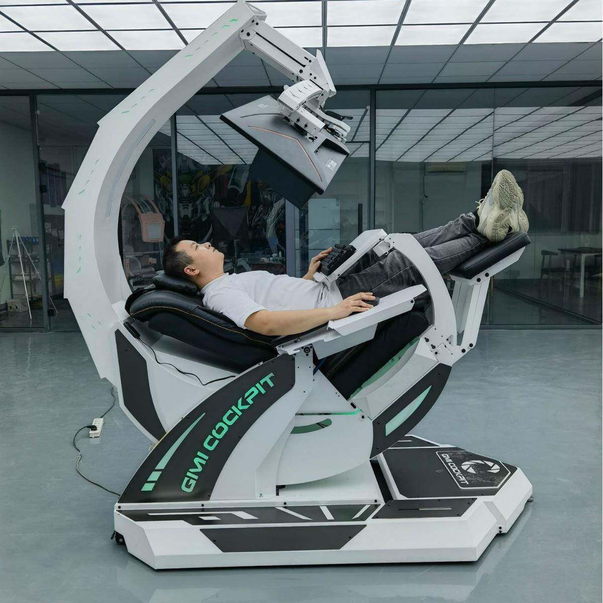 GIMI 520零重力电脑座舱 一体式按摩电竞座舱 电竞椅 支持3-5屏