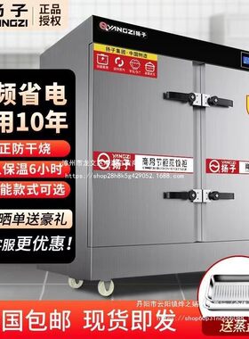 扬子双开门蒸饭柜全自动变频节能蒸饭机食堂蒸箱商用蒸柜24盘包邮