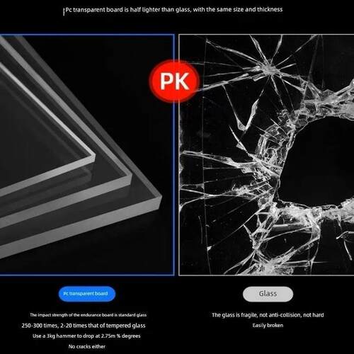 耐高温透明塑料板防静电PC板亚克力有机玻璃防爆防尘挡板透明视镜