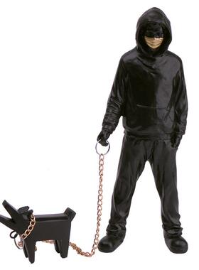 创意摆件现代抽象人物遛狗人班克西家居车载摆件办公摆件饰品