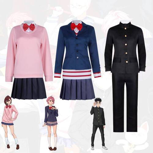 超自然武装当哒当cos服胆大党绫濑桃高仓健白鸟爱罗cosplay服