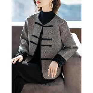 时尚品牌贵夫人洋气秋装外套春秋款妇女士上衣中老年妈妈新款衣服