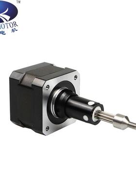 42丝杆步进电机NEMA17固定轴丝杆步进电机升降直线推杆微型电缸