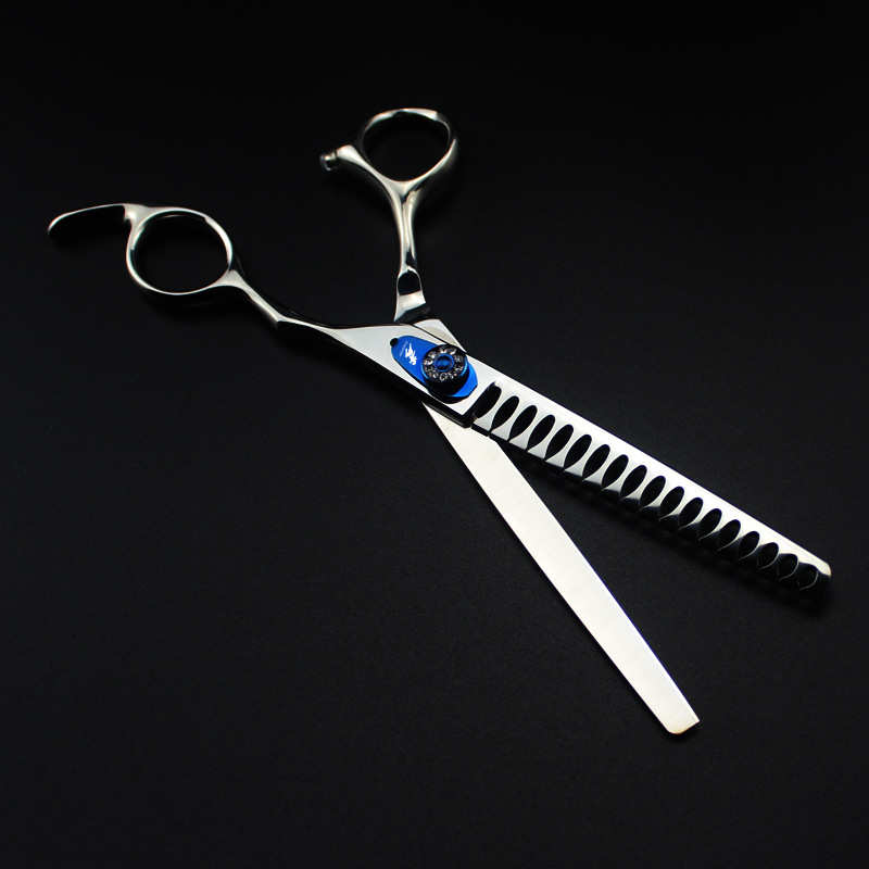 7.0寸神行者  高档宝石 鱼骨 牙剪 打薄  宠物剪 鱼骨牙 专业级