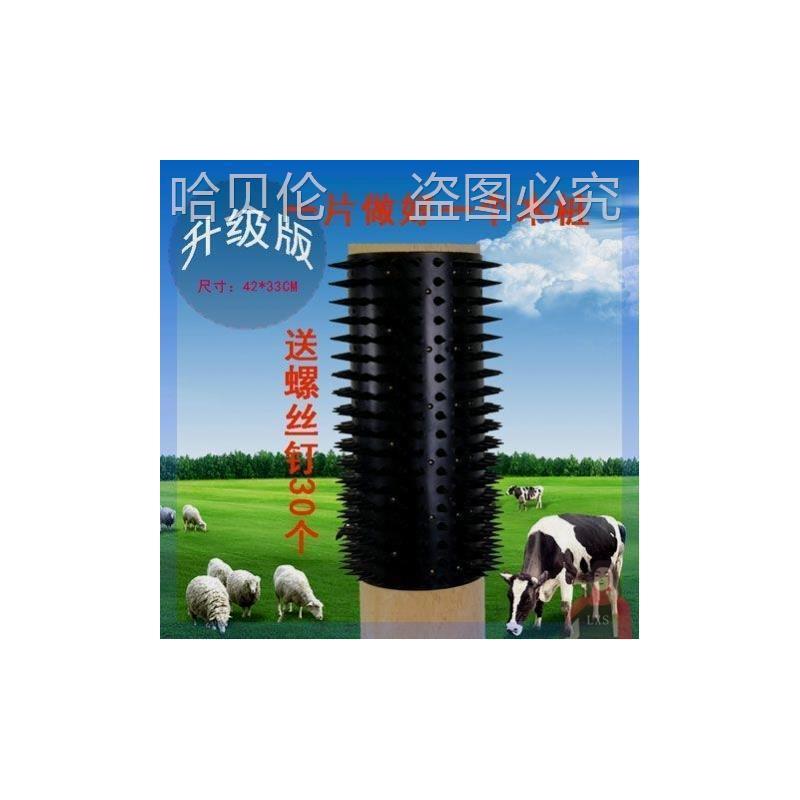蹭牛牛材质牧区塑料牛羊挠痒大号刺软刷农场牛体一片一桩痒痒