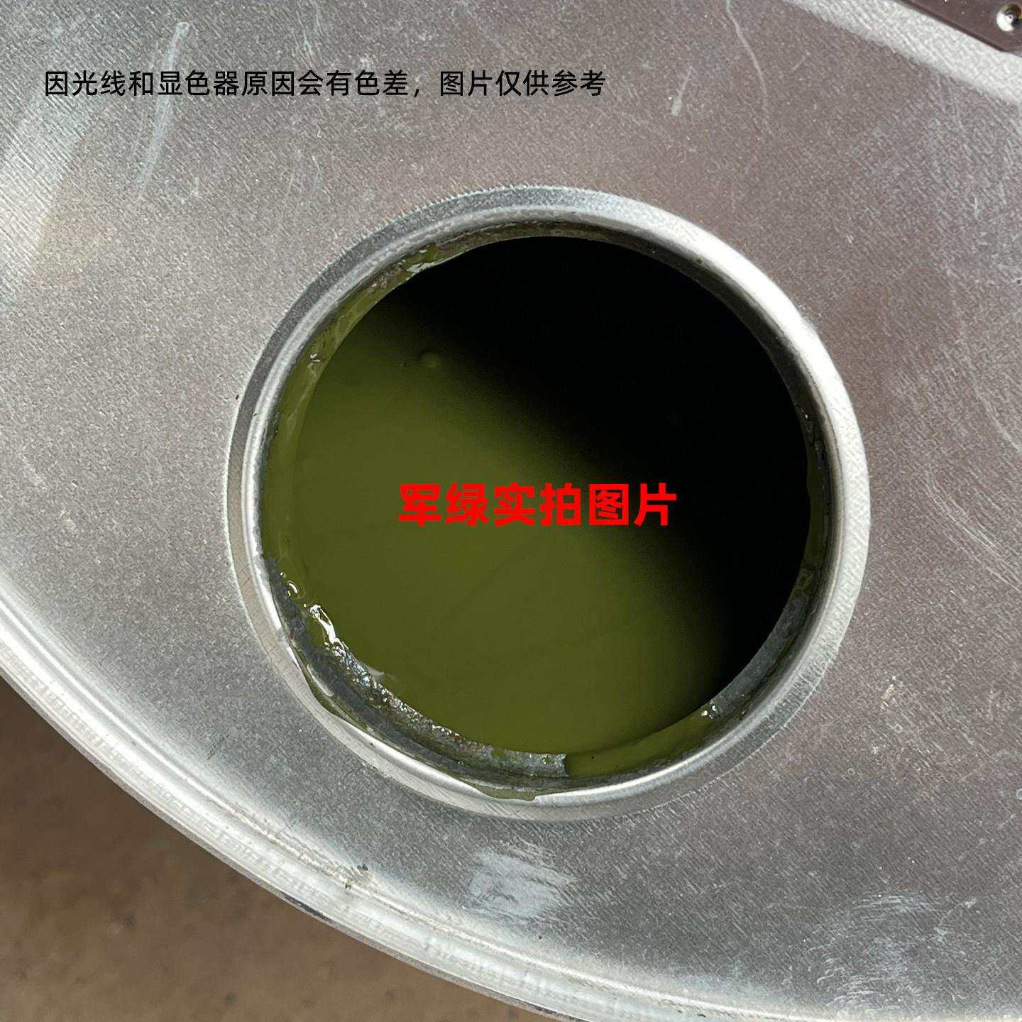 绿色金属漆防军水锈军GY06车绿醇酸调防漆欢塔栏和杆货车翻新防锈