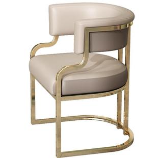 美甲店顾客椅轻奢高级感酒店售楼处洽谈休闲茶椅桌椅化妆餐椅家用