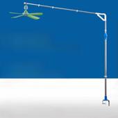 床夹式 微风小吊扇专用支架固定床上静音迷你风扇架子床头支撑挂杆