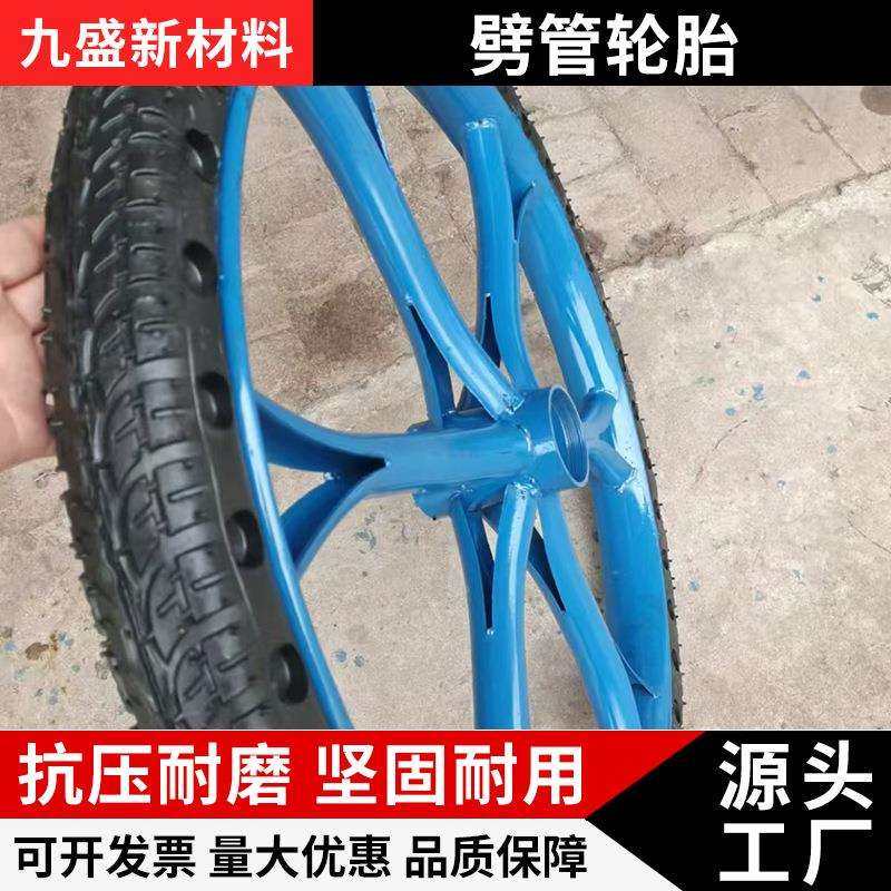 厂家工具车手推车推车车轮劳动车轮子轮子钢圈实心手推轮胎工