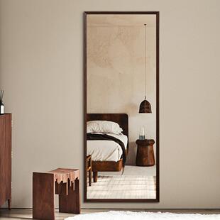 BOLEN木质实装木边框身镜穿全立衣镜服店家用试衣间式落地大RWE镜