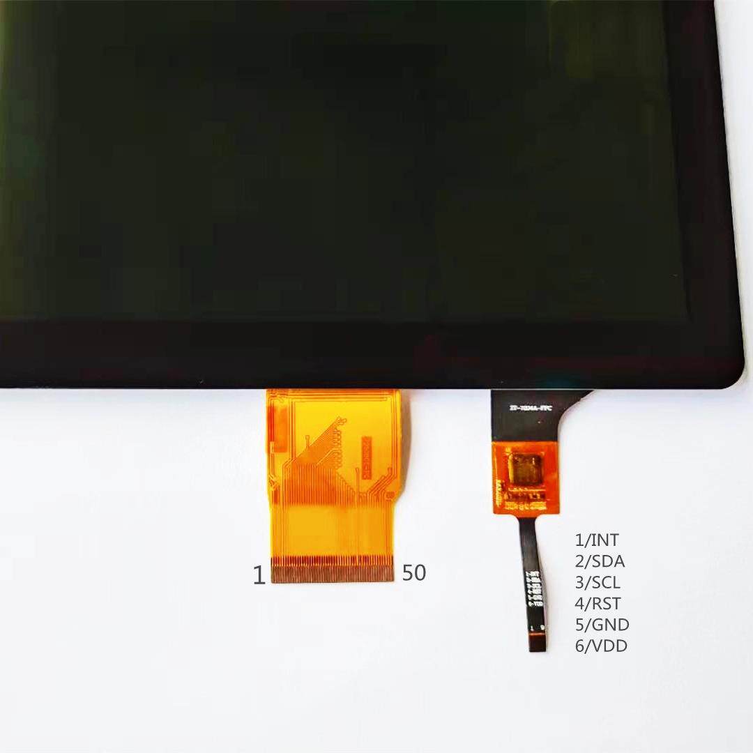 7寸液晶屏1024*600分辨率IPS全视角,贴合7寸电容触摸屏G+G,RGB