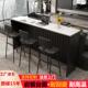 意式 吧台桌 轻奢岩板吧台桌家用厨房隔断客厅沙发高脚桌阳台休闲