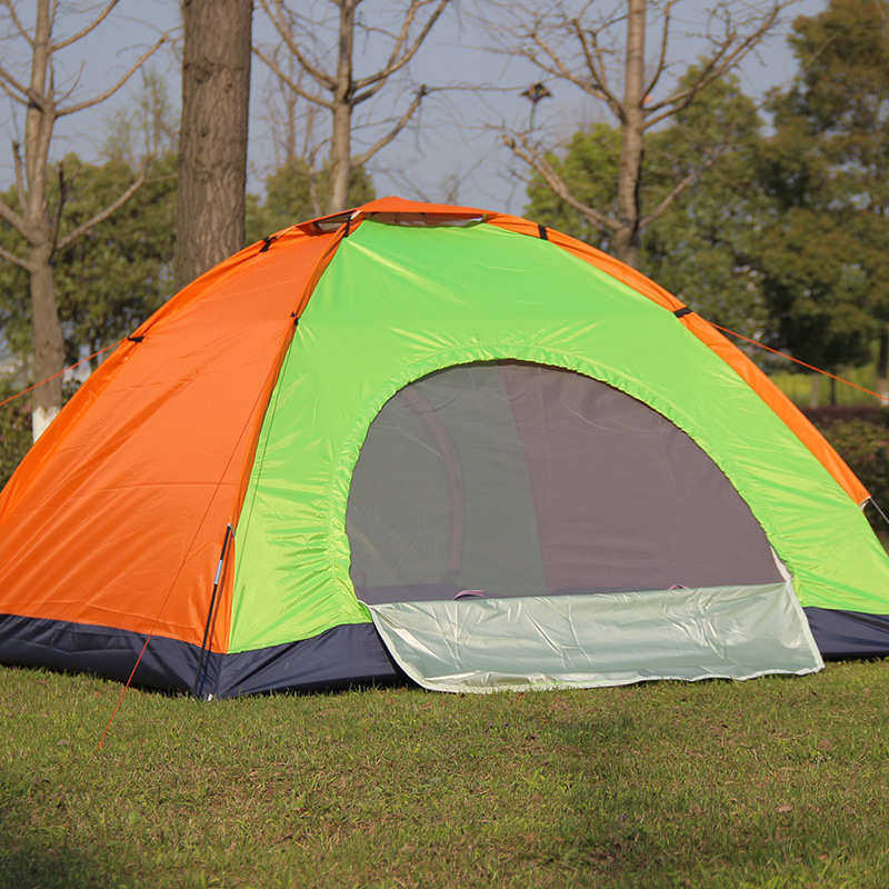 厂家直销双人户外帐篷手搭野营帐篷防雨露营帐篷野外加厚防晒帐篷