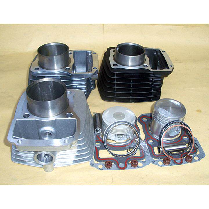 适用CG125珠江ZJ花猫本顶杆机欧国2国3机车田套缸气中缸 四件套