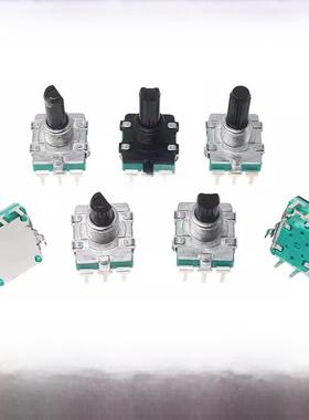 梅花手柄Ec16旋转编码与开关数字编码器电位器3/5英尺15/20mm半轴
