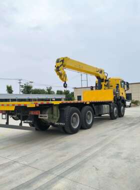 SQS400G-4汽车吊起重机黄色工程运输车吊车