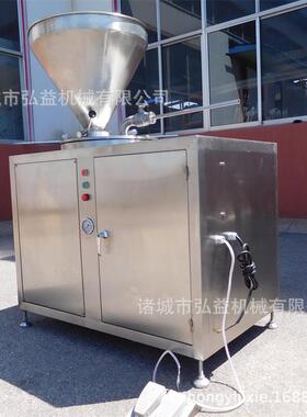 中小红型液压灌EDY肠 充香机肠肠填设备 肉泥肠双管灌肠机
