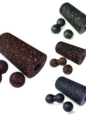 3PCS Yoga Roller Massage Peanut Ball Set EPP Fitness Foam Co
