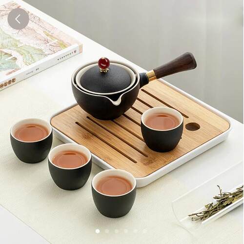 小康泡旅行茶具套装懒人旋转泡茶壶金镶玉梦匣茶舍便携功夫逍遥壶