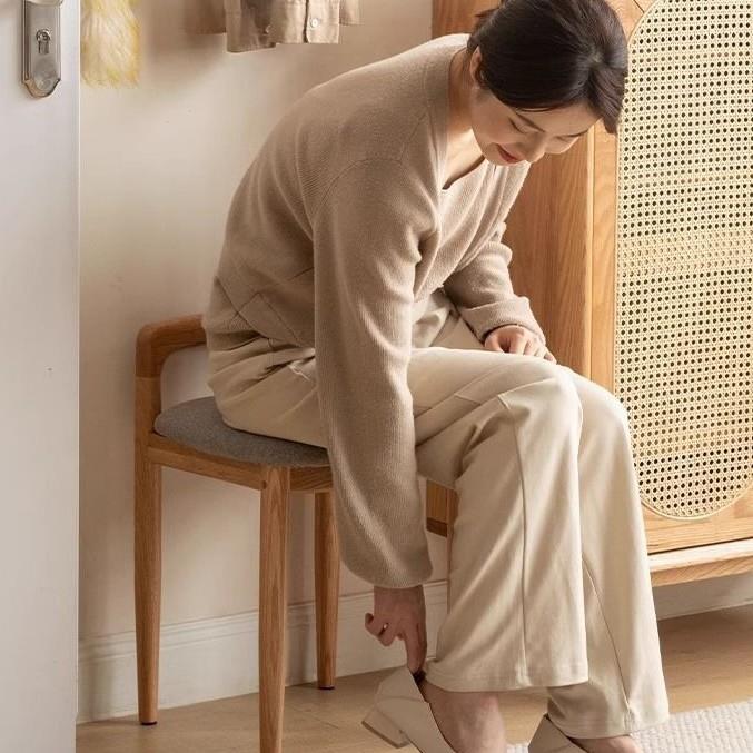 卧室梳妆凳妆实-木简妆椅子软座化凳子靠背约小化方凳化妆凳子