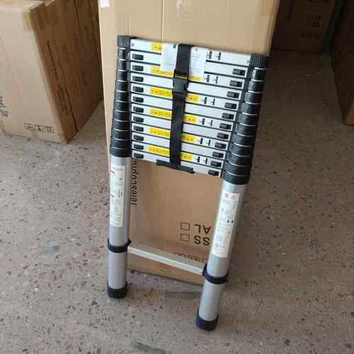 5米伸缩梯铝合金升降人字梯家用折叠楼梯单面直梯竹节梯可收缩梯