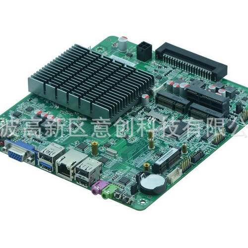 开发INTEL电脑J1900迷你工控机电脑主板双网口小主机itx电脑主板