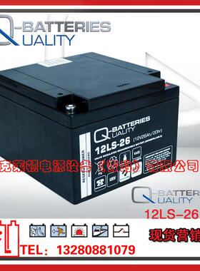 Q-Batteries蓄电池12LS-33（12V35Ah/20hr）安全系统电源蓄电池