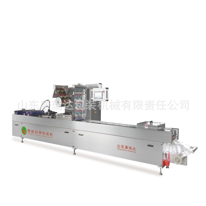 全自动拉伸膜参片真空包装机卤蛋真空包装机火锅底料辣块包装机